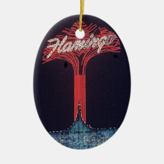 Las Vegas Flamingo Hotel Keramikornament (Vorne)