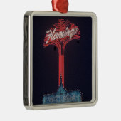 Las Vegas Flamingo Hotel Silbernes Ornament (Rechts)