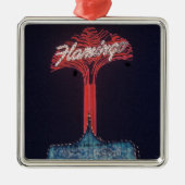 Las Vegas Flamingo Hotel Silbernes Ornament (Vorne)