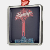 Las Vegas Flamingo Hotel Silbernes Ornament (Links)