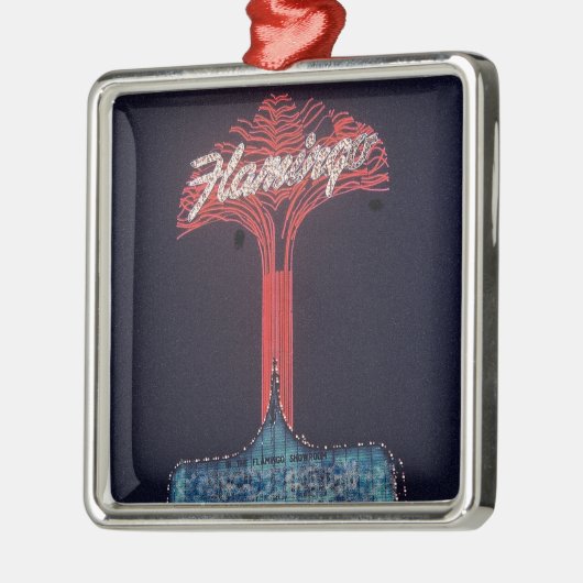 Las Vegas Flamingo Hotel Silbernes Ornament (Links)