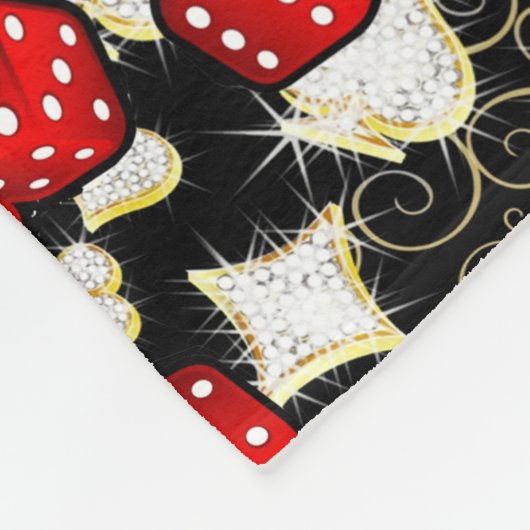 Las Vegas Fleecedecke (Ecke)