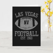 Las Vegas Football Fan Geschenk Idee Karte (Gelbe Blume)