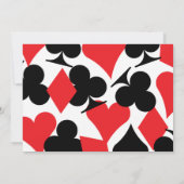 Las Vegas Foto Elopement Ankündigung Red Black (Rückseite)