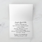 Las Vegas Foto Wedding Einladung (Innenseite)