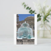 Las Vegas Fountain Postkarte (Stehend Vorderseite)