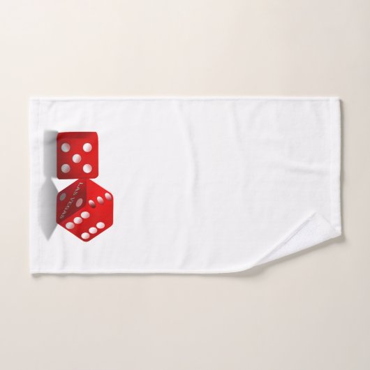 Las Vegas Gambling Craps Würfel Badhandtuch Set (Handtuch)