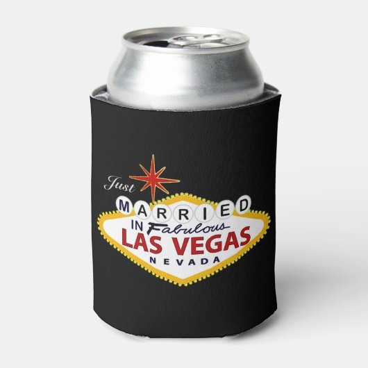Las Vegas Gastgeschenk Hochzeit Custom Can Cooler Dosenkühler (Kanne Vorderseite)