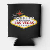 Las Vegas Gastgeschenk Hochzeit Custom Can Cooler Dosenkühler (Vorderseite)