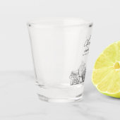 Las Vegas Gastgeschenk Hochzeit Personalisiert Che Schnapsglas (Links)