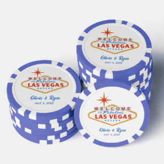 Las Vegas Gastgeschenk Hochzeit Pokerchips