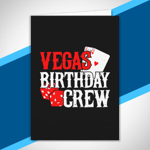 Las Vegas Geburtstag - Party in Vegas Birthday Cre Karte