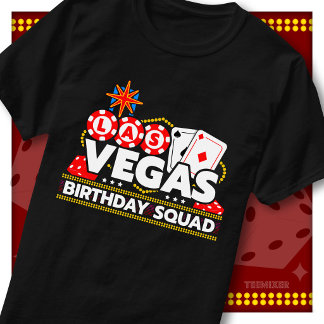 Las Vegas Geburtstags-Squad Party-Crew Matching-Gr T-Shirt