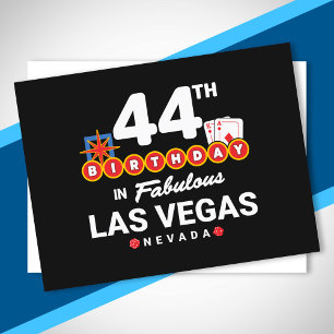Las Vegas Geburtstagsfeier - 44. Geburtstag in Veg Postkarte