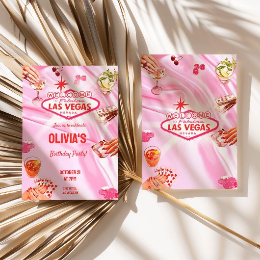 Las Vegas Geburtstagspartei Frauen Poker Einladung