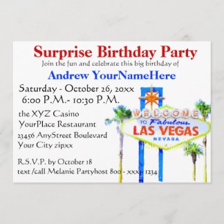 Las Vegas Geburtstagsparty Jackpot Slot Maschine Einladung