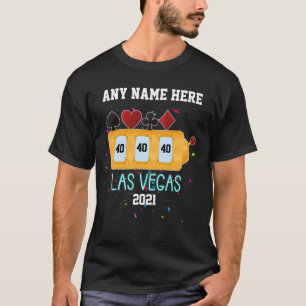 Las Vegas Geburtstagssteckplatz T-Shirt