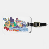 Las Vegas Gepäckanhänger (Vorderseite horizontal)