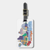 Las Vegas Gepäckanhänger (Vorderseite vertikal)