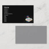 Las Vegas-Geschäft Visitenkarte (Vorne/Hinten)