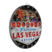 Las Vegas Geschenke Dartscheibe (Vorderseite Links)