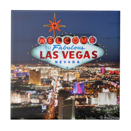 Las Vegas Geschenke Fliese (Vorderseite)