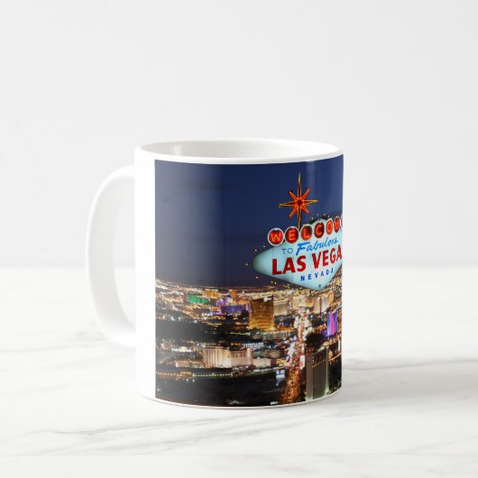 Las Vegas Geschenke Kaffeetasse (Vorderseite Links)