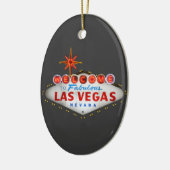 Las Vegas Geschenke Keramikornament (Links)