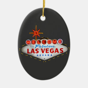 Las Vegas-Geschenke Keramikornament