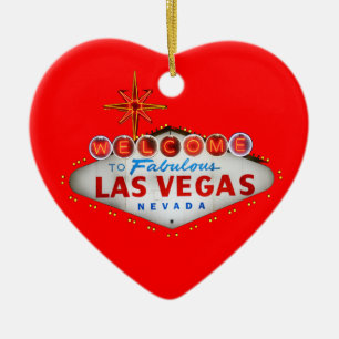 Las Vegas-Geschenke Keramikornament
