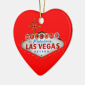 Las Vegas Geschenke Keramikornament (Links)