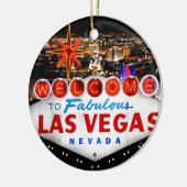 Las Vegas Geschenke Keramikornament (Links)