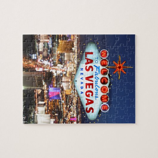 Las Vegas Geschenke Puzzle (Horizontal)