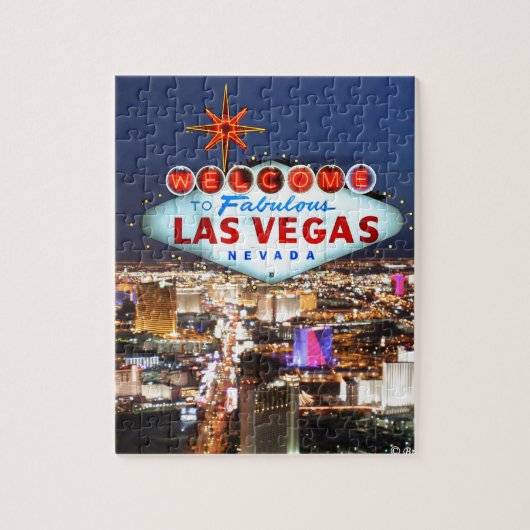 Las Vegas Geschenke Puzzle (Vertikal)