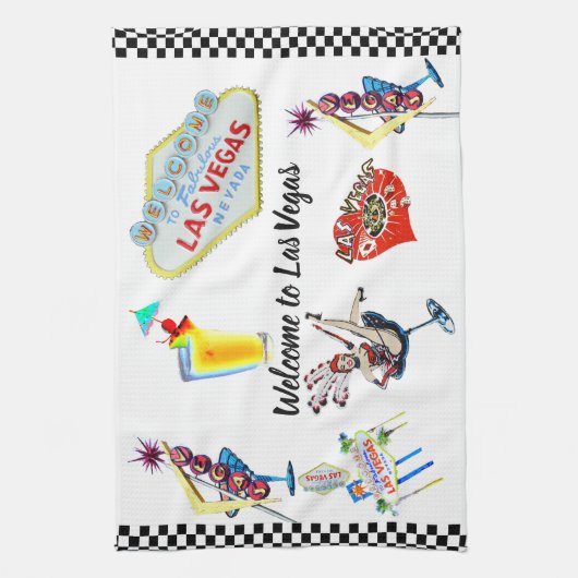 Las Vegas Geschirrtuch (Vertikal)