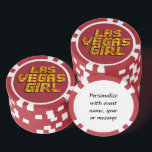 Las Vegas Girl Pokerchips<br><div class="desc">* Crap Tisch Hintergrund mit Neon Lights 'Las Vegas Girl' - ein echtes Gamblers Delight ! * Nett als Begrüßungsgeschenk, Hochzeitsgeschenke oder personalisiertes Hochzeitsgeschenk von Las Vegas für Ihre Hochzeitsfeier Crew. * Poker-Chips haben neun Farboptionen. * Ändern Sie die Hintergrundfarbe (schwarz) in eine Farbe Ihrer Wahl. * Wählen Sie Schriftart...</div>