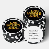 Las Vegas Girl Pokerchips (Stapel)