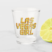 Las Vegas Girl Schnapsglas (Vorderseite)