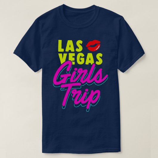 Las Vegas Girls Tour Junggeselinnen-Abschied Nevad T-Shirt (Design vorne)