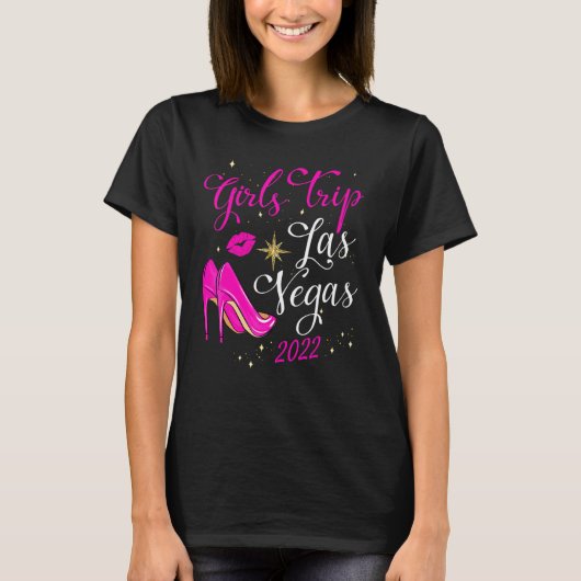 Las Vegas Girls Trip 2022 For Women Birthday Squ T-Shirt (Vorderseite)