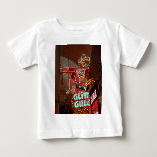 Las Vegas Glitzer Gulch Baby T-shirt (Vorderseite)