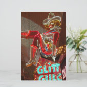 Las Vegas Glitzer Gulch Briefpapier (Stehend Vorderseite)