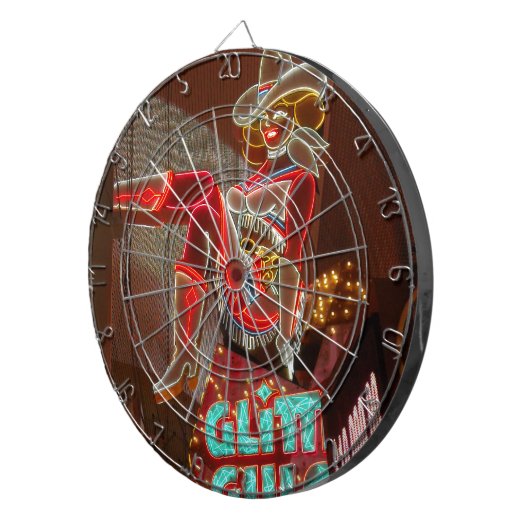 Las Vegas Glitzer Gulch Dartscheibe (Vorderseite rechts)