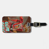 Las Vegas Glitzer Gulch Gepäckanhänger (Vorderseite horizontal)