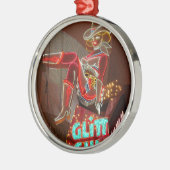 Las Vegas Glitzer Gulch Ornament Aus Metall (Links)