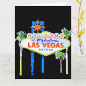 Las Vegas Glückwunsch Karte (Gelbe Blume)