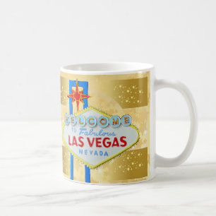 Las Vegas gold Kaffeetasse