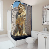 LAS VEGAS GOLDEN LION STATUE DUSCHVORHANG (Beispiel)