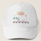 Las Vegas Golf Hat Truckerkappe (Vorderseite)