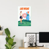 Las Vegas Golfplakat Poster (Heimbüro)